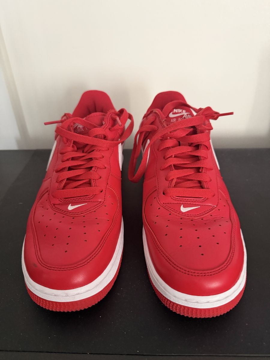 Nike Air Force 1 Low Retro / University red/ white Size 11.5
