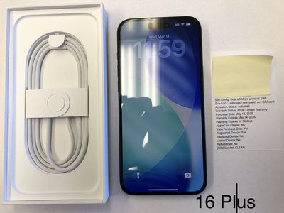 iPhone 16 Plus 128 GB