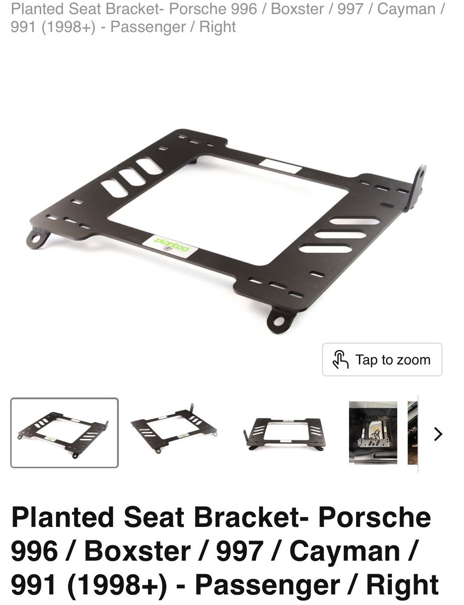 Planted Universal Seat Brackets For Porsche - LT