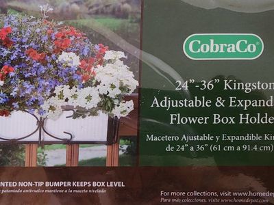 7 Deck Rail Planter Boxes with Metal Holders - Sage Green, Weather-Resistant