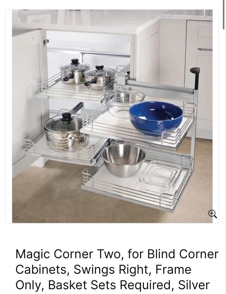 Magic Corner For Corner Cabinet, Right Swing Out.