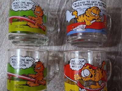 Garfield collectible cups