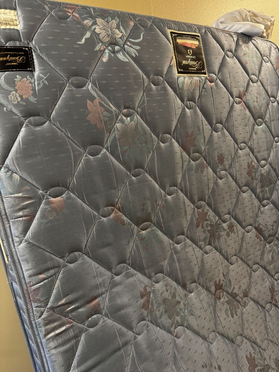 Free queen mattress, headboard and frame