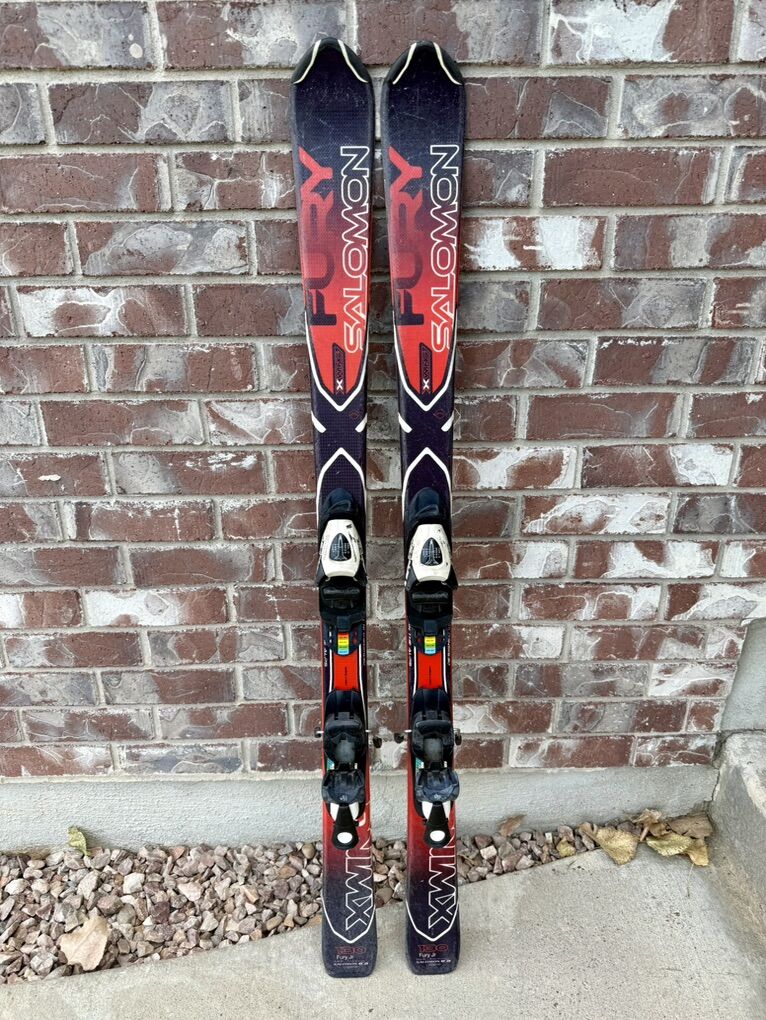130 Salomon Xwing Fury JR Skis + Salomon Bindings