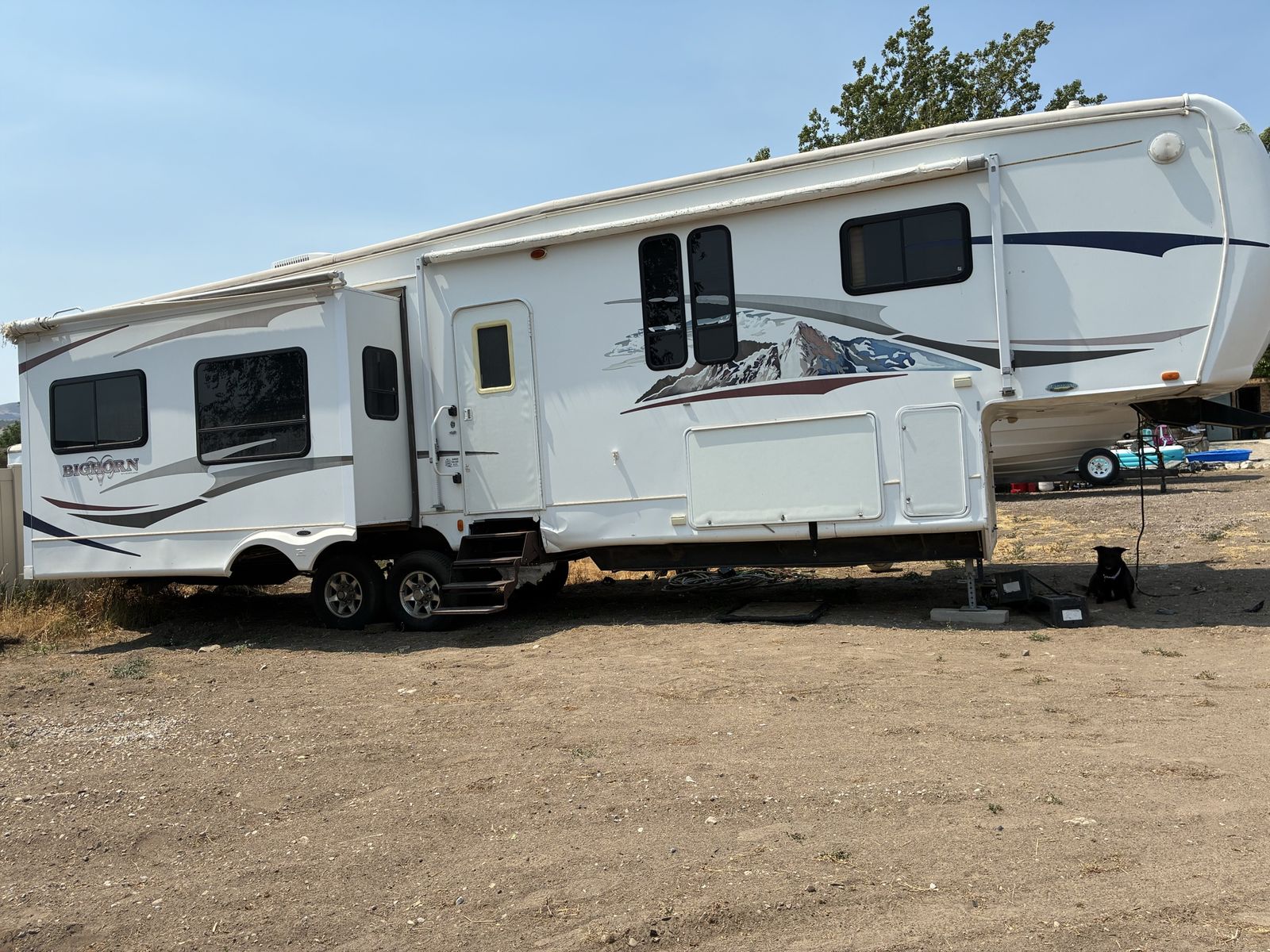 Travel Trailer Camper with Bathroom, Shower, Vanity, and Toilet