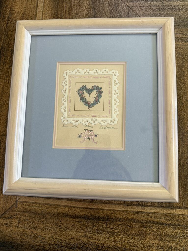 Brooke Morrison Rosewreath Framed Art