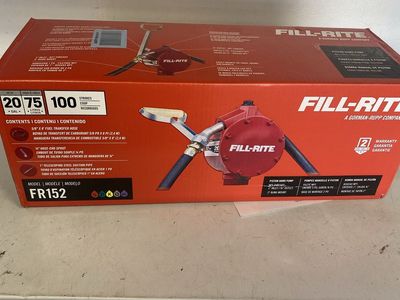 Fill-Rite FR152 Hand Pump Transfer Pump - New in Box - Piston Fuel Transfer Pump