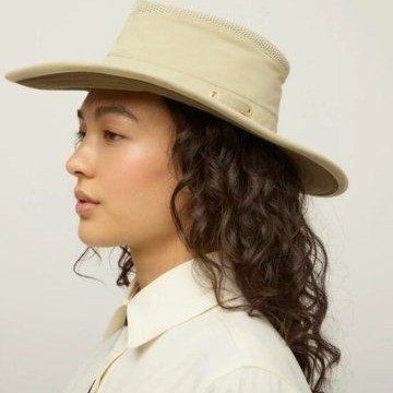 Tilley The Airflow LTM6 Broad Brim Sun Hat Light Stone Size 7 3/8