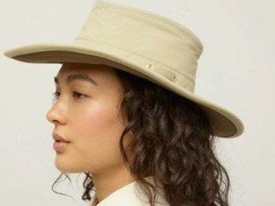Tilley The Airflow LTM6 Broad Brim Sun Hat Light Stone Size 7 3/8