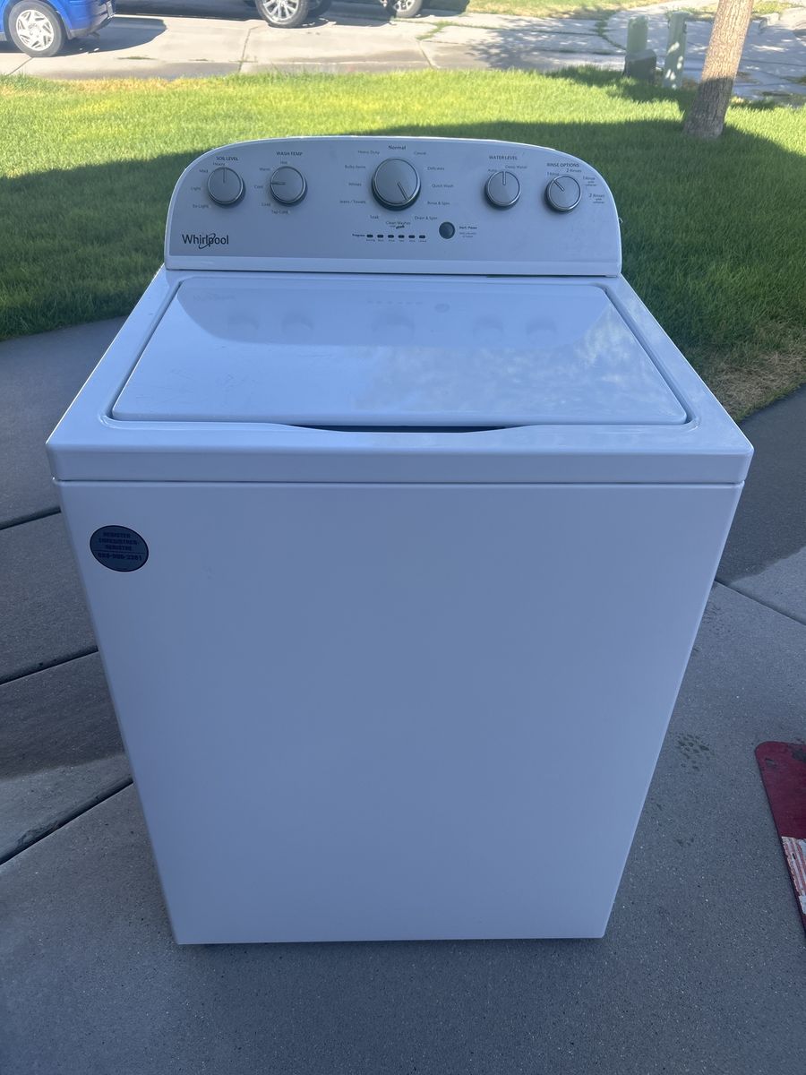 Whirlpool White Top-Load Washing Machine Used