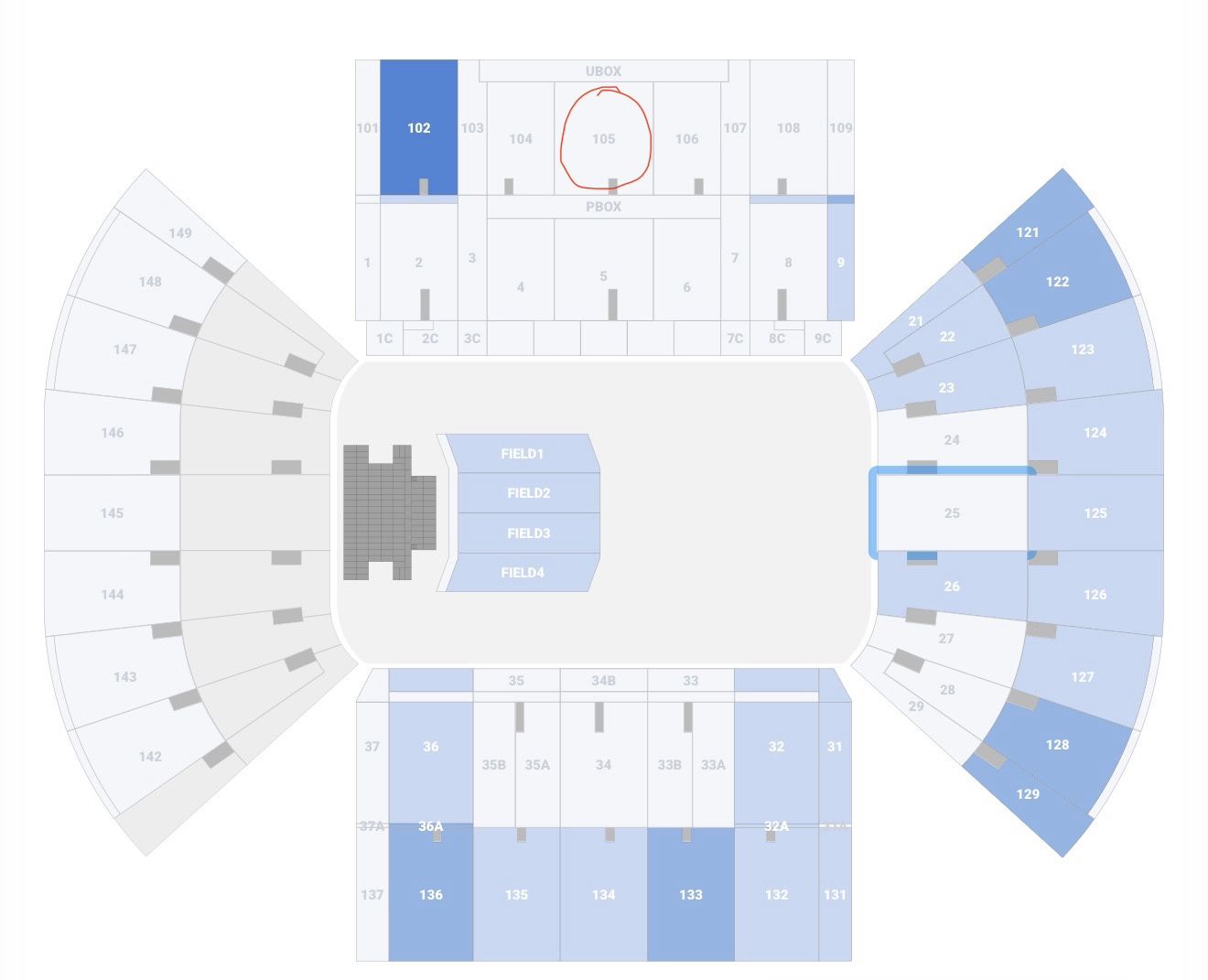 Stadium of Fire Tickets (2) - West Side (Shade)
