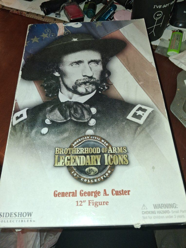Sideshow Collectibles American Civil War Brotherhood of Arms Legendary Icons General George A. Custer 12" Figure
