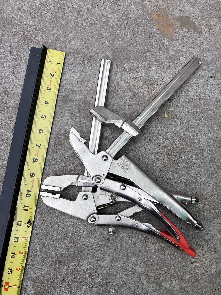 2 Bessey GRZ 20 SuperGrip Gripping Pliers