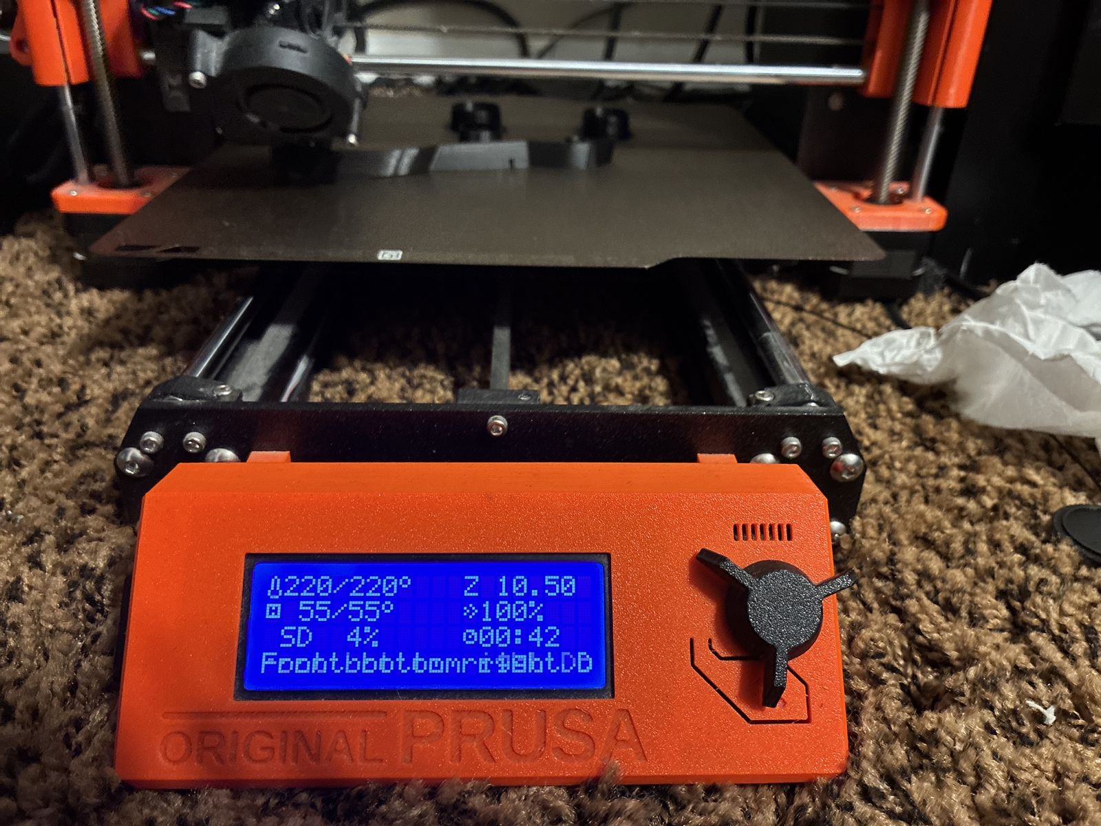 Original Prusa i3 MK3 3D Printer - Needs Bed & Filament Sensor Maintenance