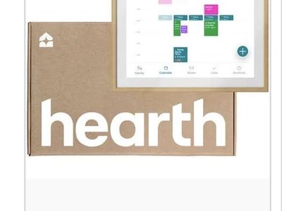 White framed hearth family calendar like skylight calendar