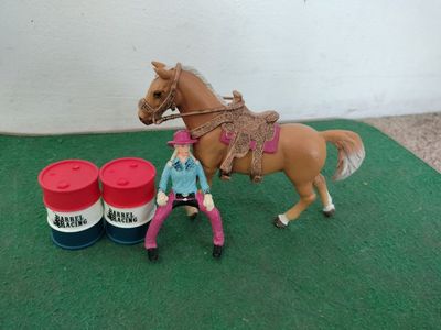 Schleich barrel racer