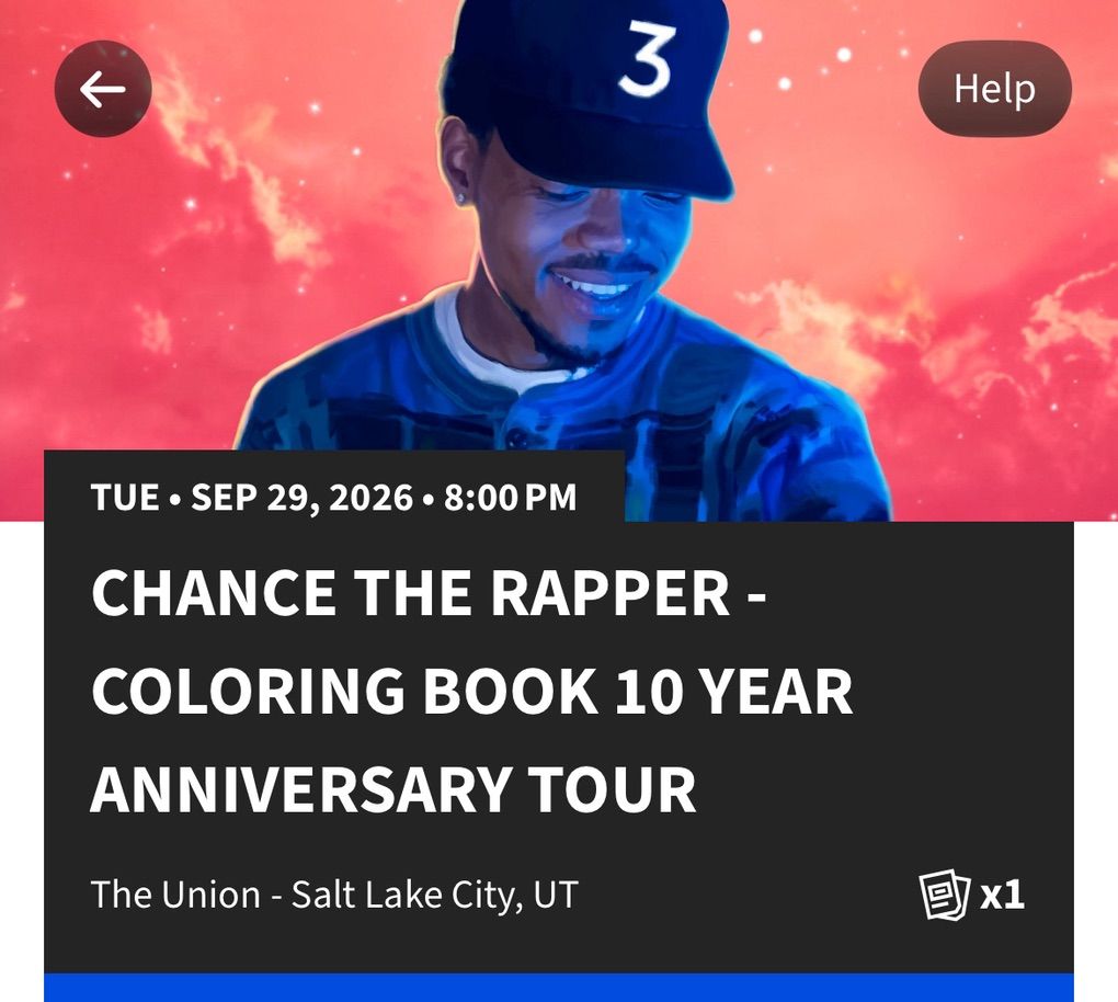 Chance The Rapper - Coloring Book 10 Year
