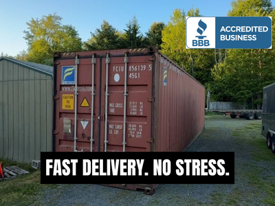 20' & 40' Shipping Containers – Heavy Equipment Storage – Available Today