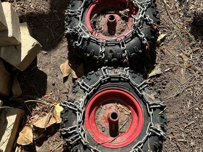 Snow blower wheels