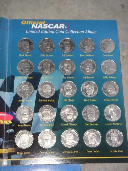 NASCAR limited collector coins full set of 25