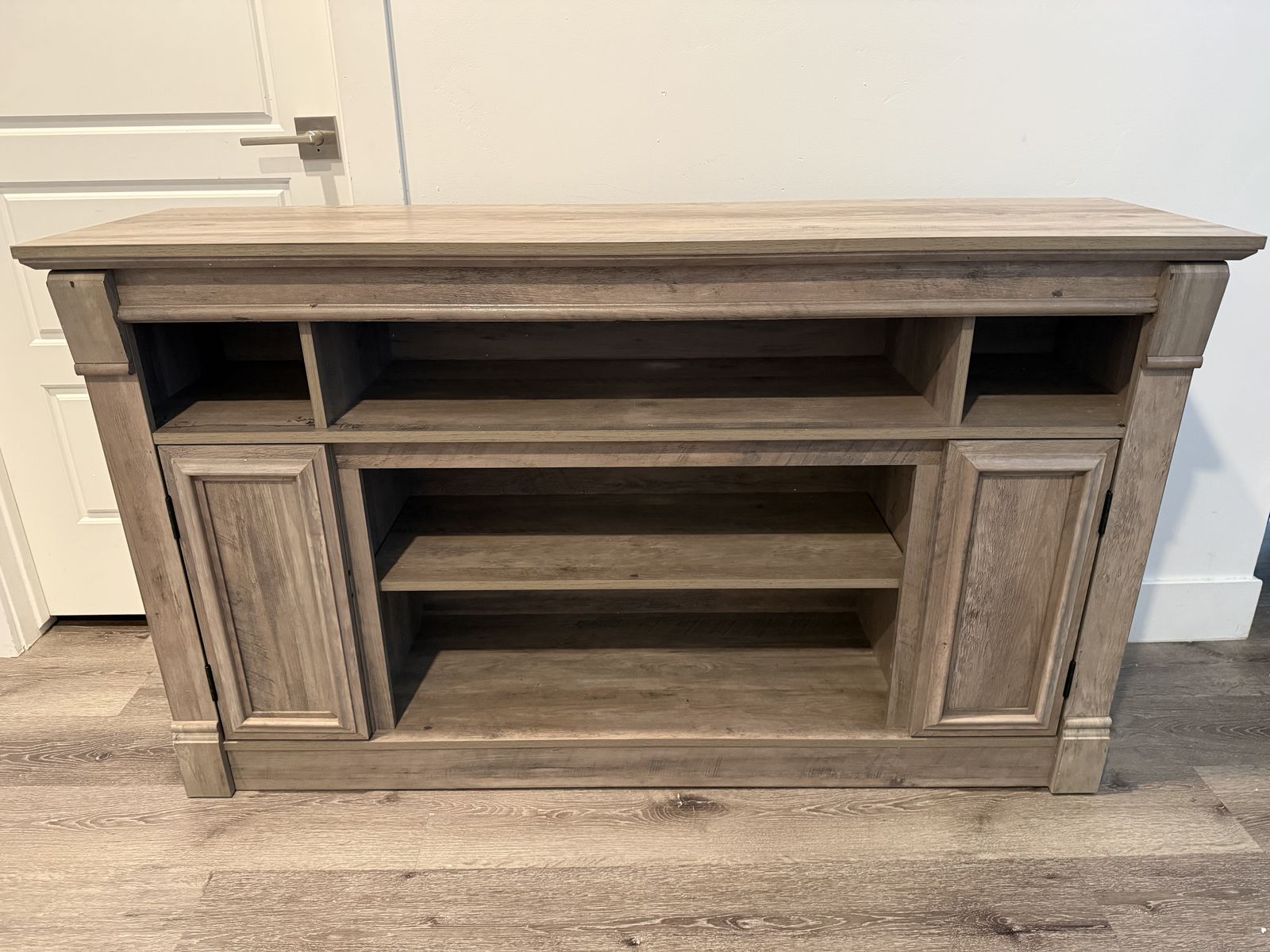 Brand New Tall Farmhouse TV Entertainment Stand