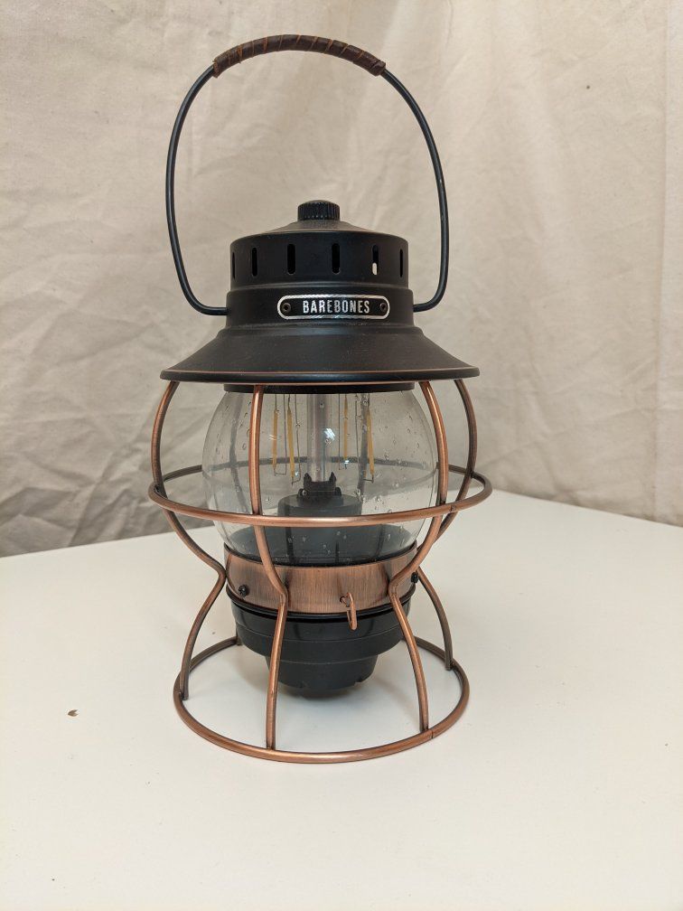 Barebones Edison Mini Lantern HV-280 Bronze/Black USB-C Rechargeable Camp Light