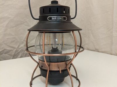 Barebones Edison Mini Lantern HV-280 Bronze/Black USB-C Rechargeable Camp Light