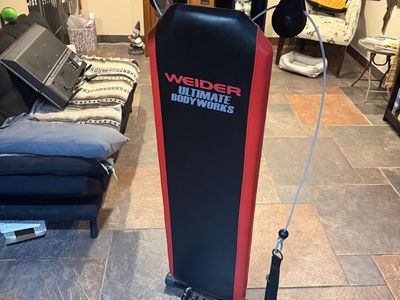 Weider Ultimate Body Works Home Gym - Full Body Resistance Training Bench