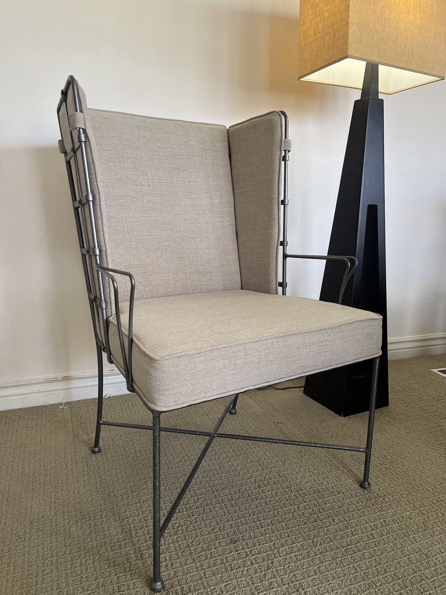 Padded Metal Wingback - Schnadig