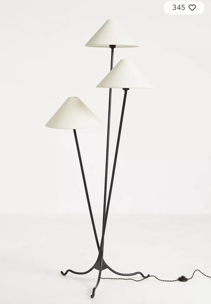 Anthropologie Cedar Floor Lamp NEW