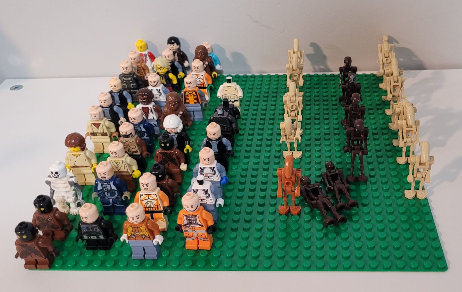 58 Lego Star wars minifigures all for $250-not selling separately