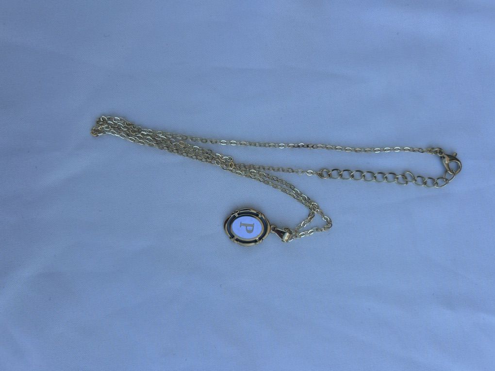 'P' Pendant Necklace