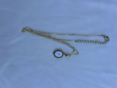 'P' Pendant Necklace