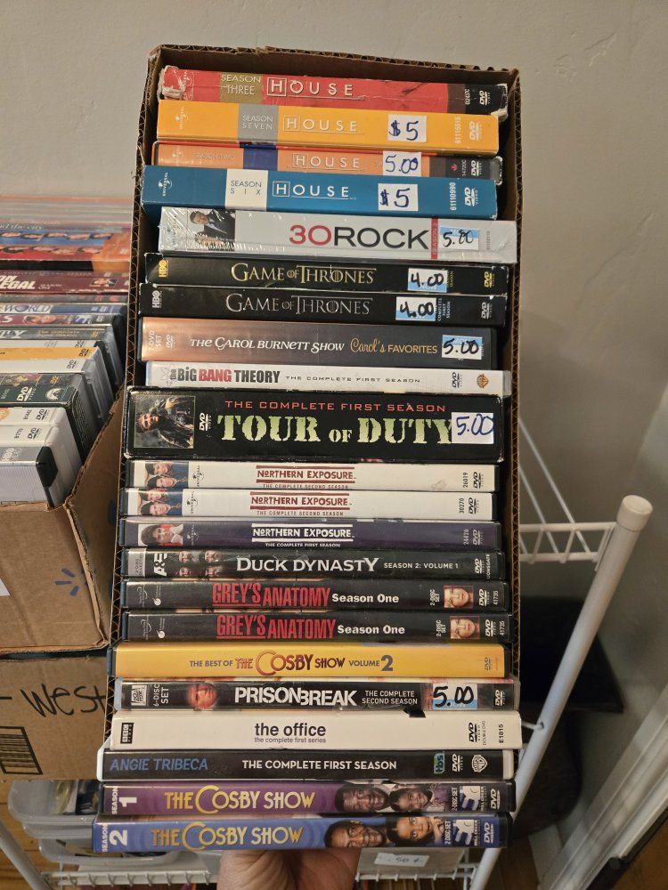 DVD'S- SEASONS/SERIES-updated 8-15-26