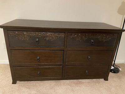 World Market espresso/walnut finish dresser