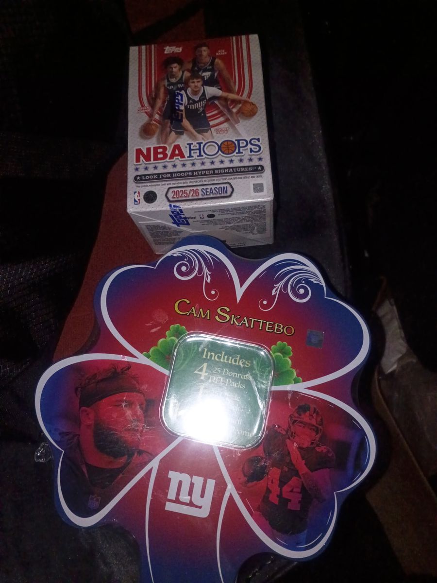 Panini Donruss NFL Football 2025 Trading Cards and NBA Hoops 2025/26 Season Trading Card Boxes