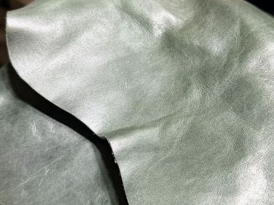 New Green Genuine Leather Fabric Full Hide Crafting Material