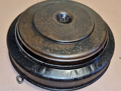 1954 1955 BUICK OIL BATH AIR CLEANER VINTAGE NAILHEAD OLDSMOBILE OIL BATH