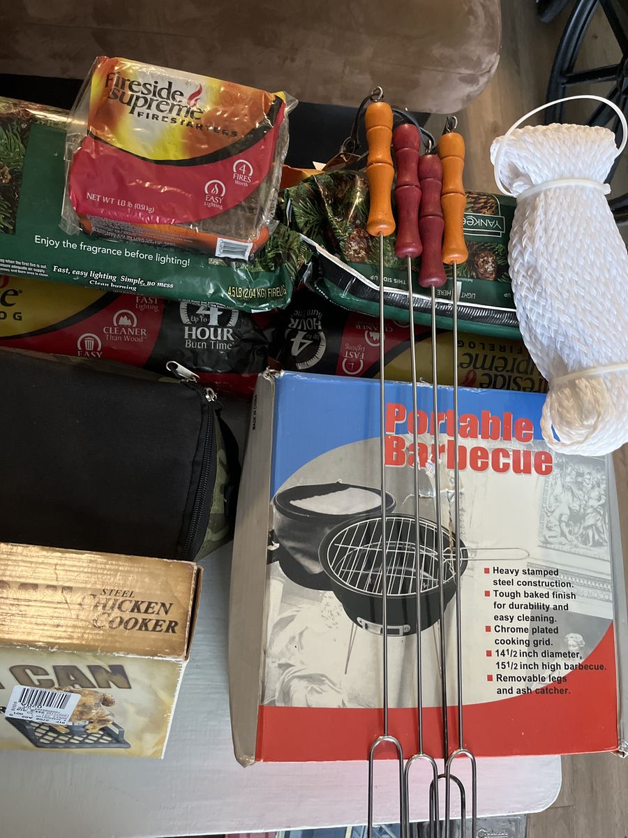 Camping supplies bundle