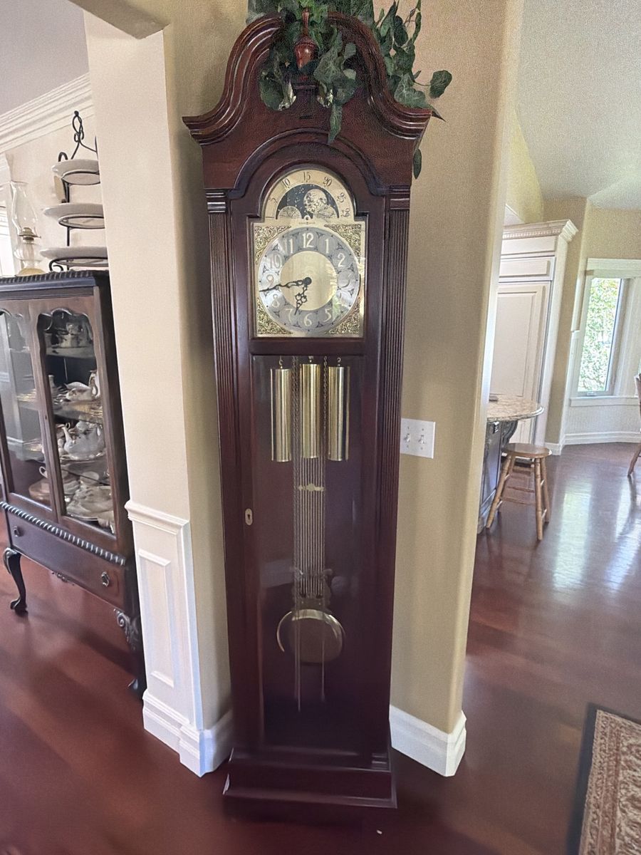Howard Miller Grandfather Clock with Moon Dial