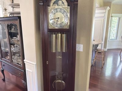 Howard Miller Grandfather Clock with Moon Dial