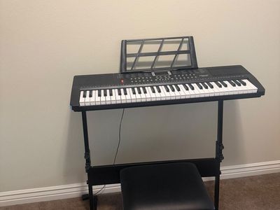 Ktaxon GEP-110 61-Key Digital Piano Keyboard with Stand & Bench
