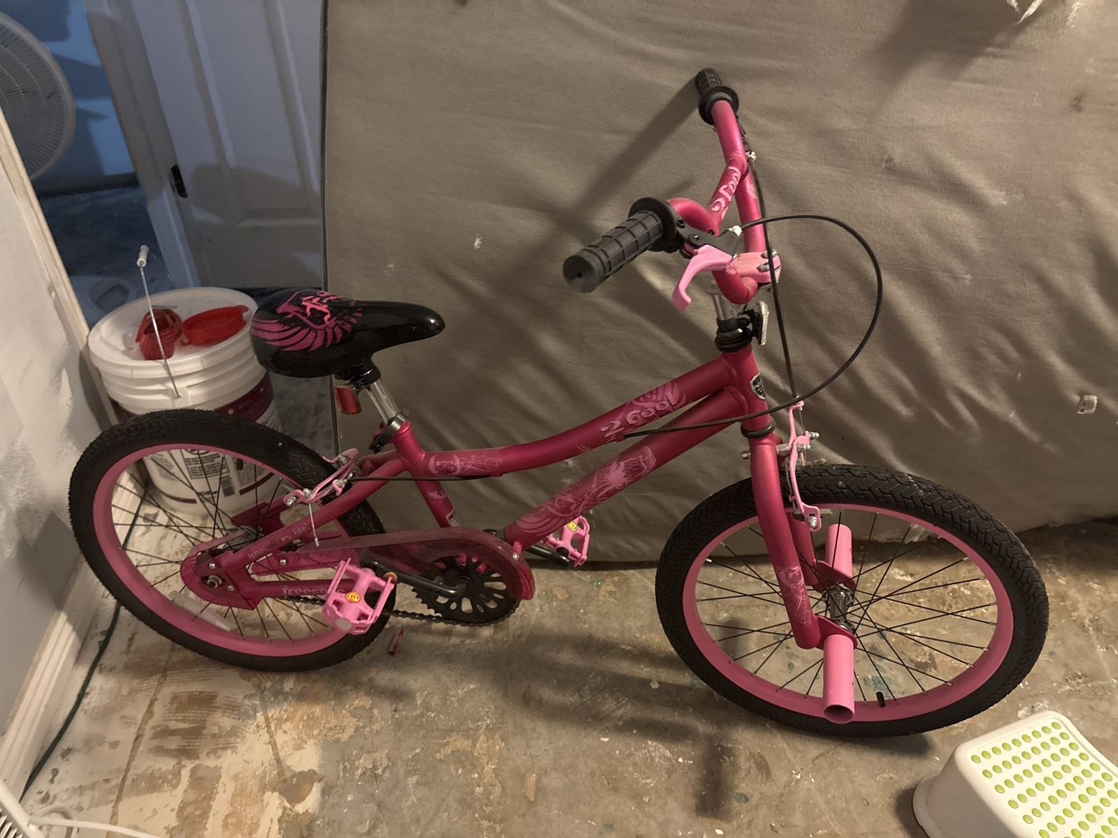 Pink 2 Cool Freestyle BMX Kids Bicycle with Pegs