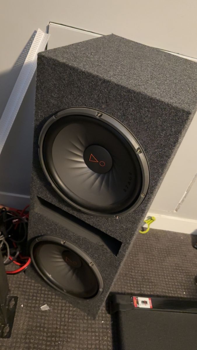 JBL Stage dual subs in box