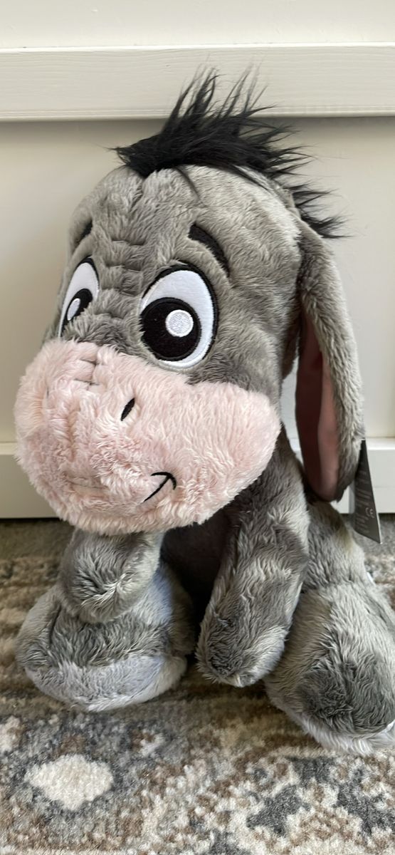 Disney Parks BABY EEYORE Big Feet 12” Plush Stuffed Animal (Winnie the Pooh)