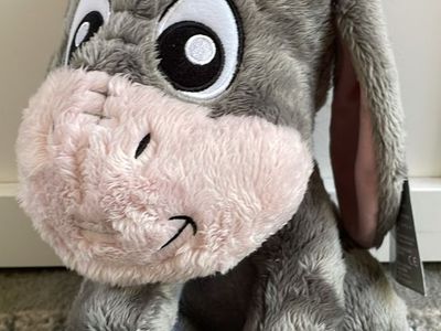 Disney Parks BABY EEYORE Big Feet 12” Plush Stuffed Animal (Winnie the Pooh)