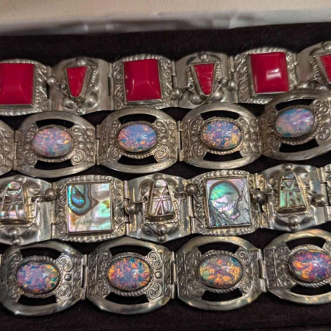Vintage Mexican Sterling Silver Bracelets