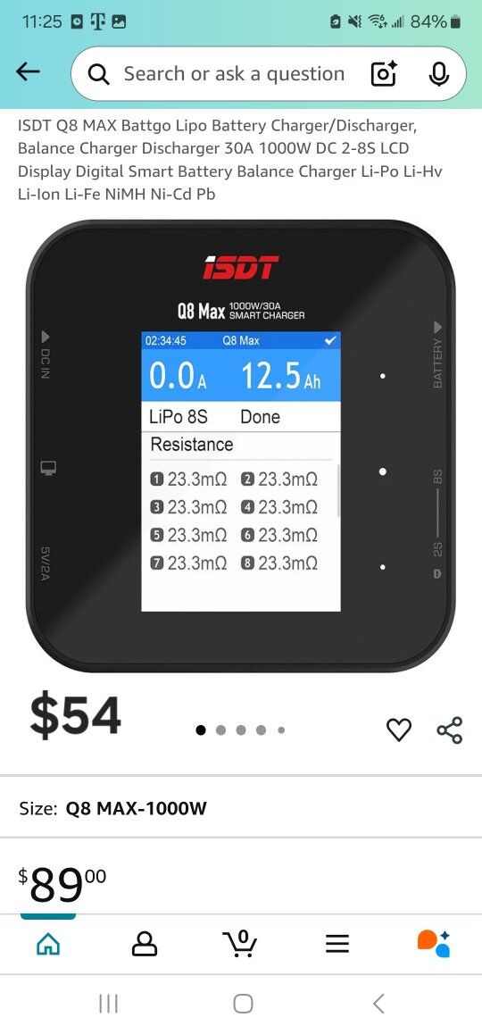 ISDT Q8 MAX smart charger