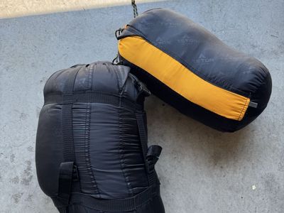 TETON Sports LEEF Sleeping Bags in Compression Stuff Sacks 0 Degree and 20 Degree