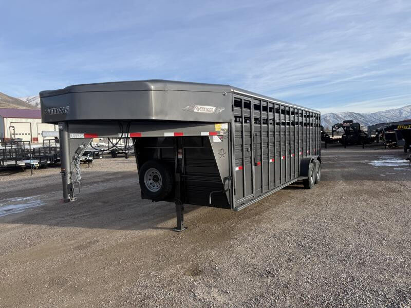 2025 Titan Trailers 24' Standard Stock / Stock Combo Trailer